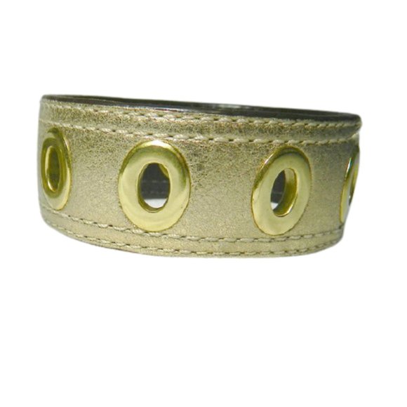 Coach Jewelry Coach Leather Brass Grommet Bracelets Set Of 2 Poshmark